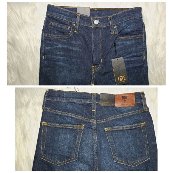 NWT|FRYE Addie Blake Blue Denim Skinny Jeans, 26 - Picture 5 of 7